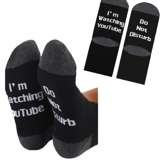 Dainty NYC Other - I'm Watching Youtube Do Not Disturb Socks